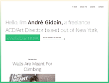 Tablet Screenshot of andregidoin.com